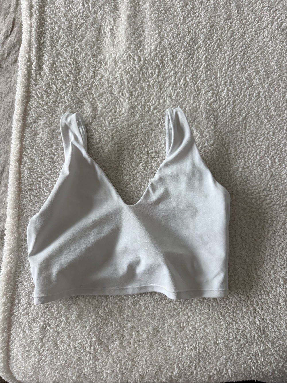 Worn Once Oner Active Longline Bra Size Medium in White